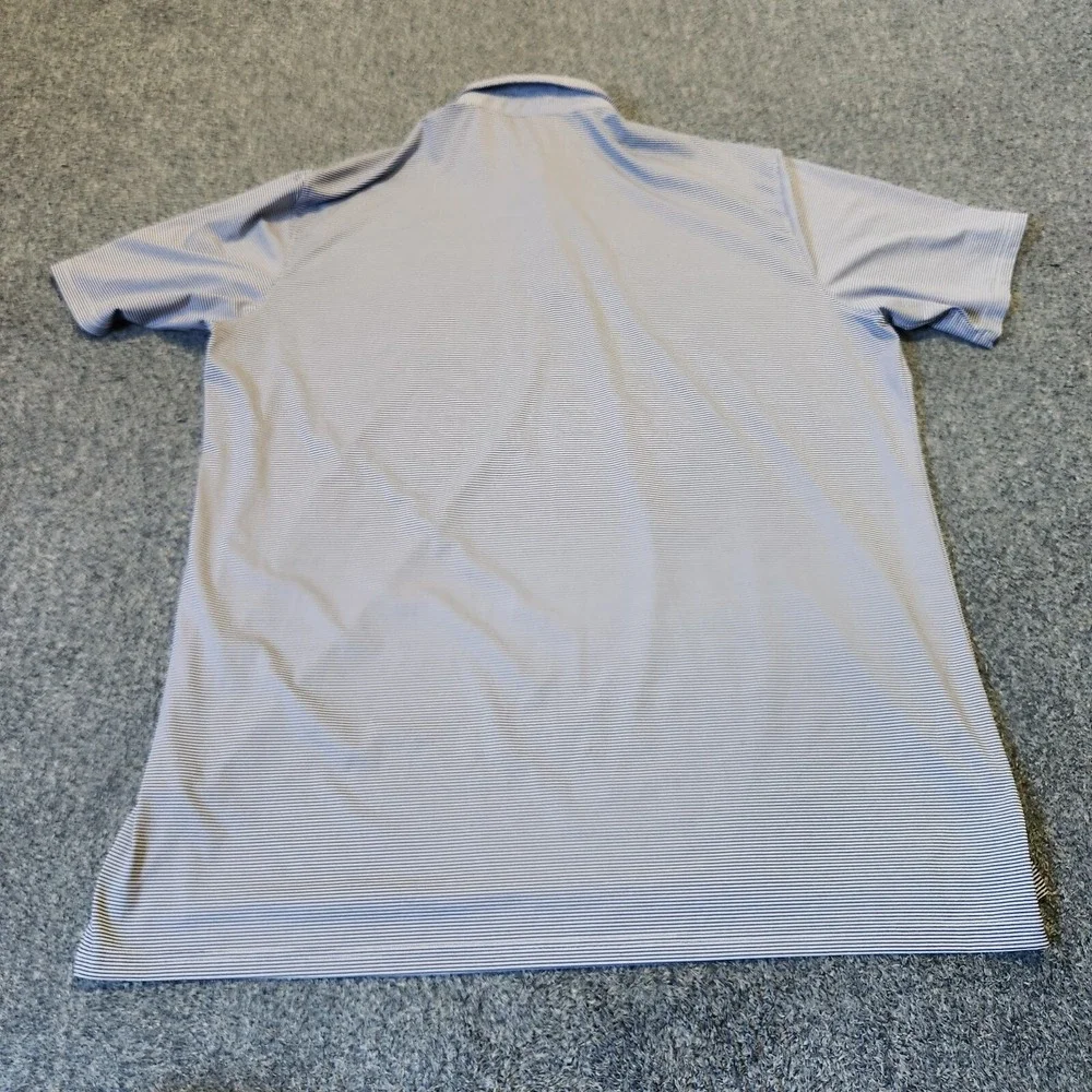 Holderness Bourne The Perkins Navy And White Men's Polo Shirt Size Xxl - Picture 2 of 7